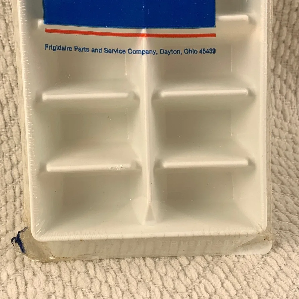 Frigidaire Flex Quik Ice Cube‎ Tray 16 Large Pop Out Cubes Dishwasher Safe NOS